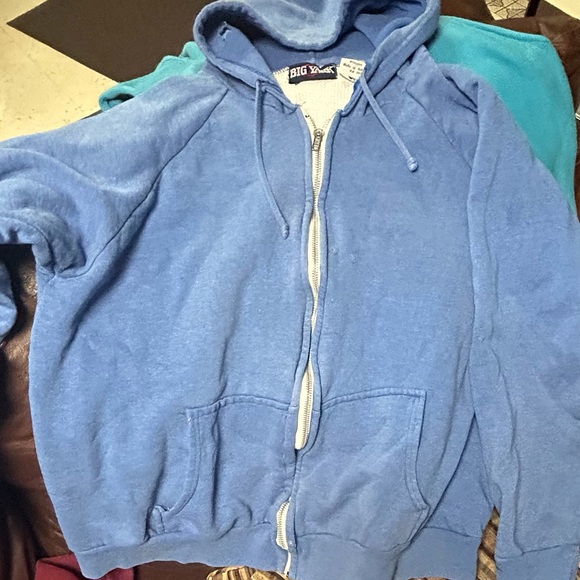 Vintage thermal lined sweatshirt W/ hoodie (Classic 1970's Workout/boxer style) - Picture 6 of 10